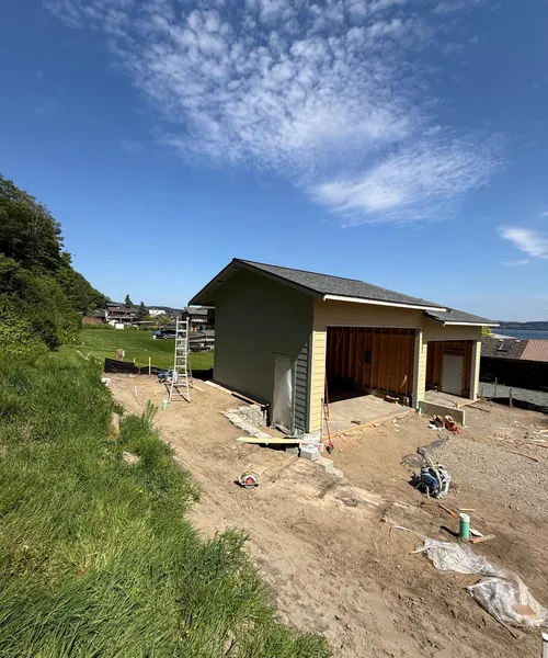 Built New Garages in Whidbey Island 